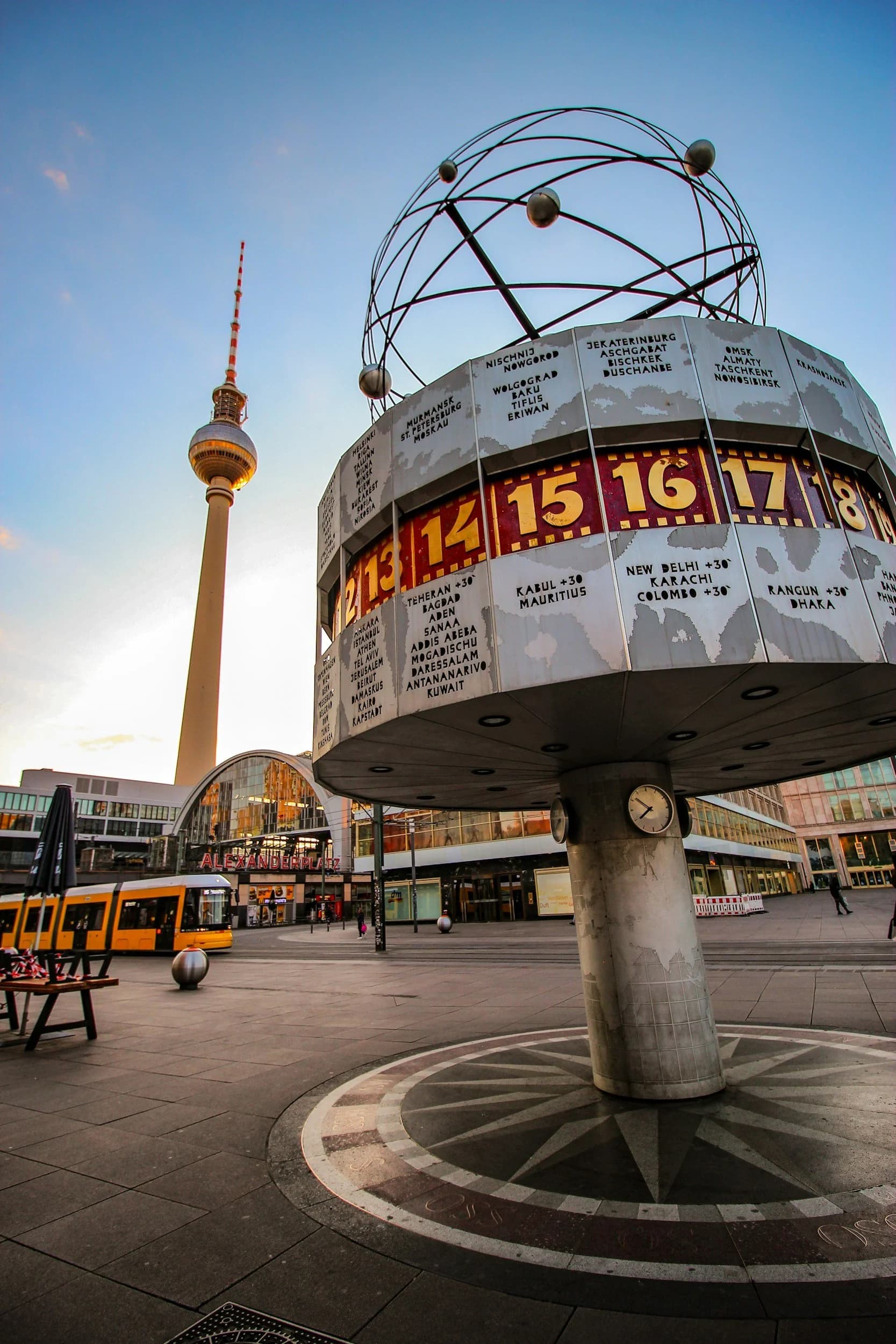 The World Clock at Alexanderplatz, Berlin — a symbol of Germany's global connections