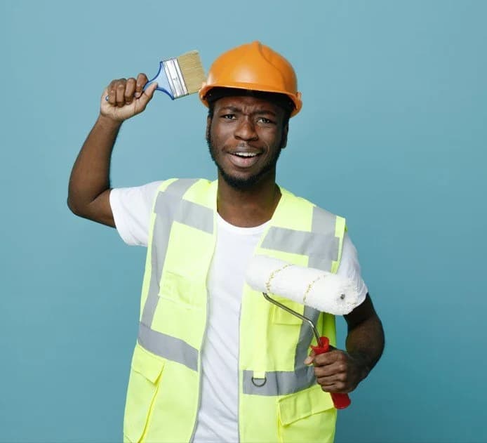 A construction worker in Germany — trades and construction are among the country's fastest-growing shortage sectors